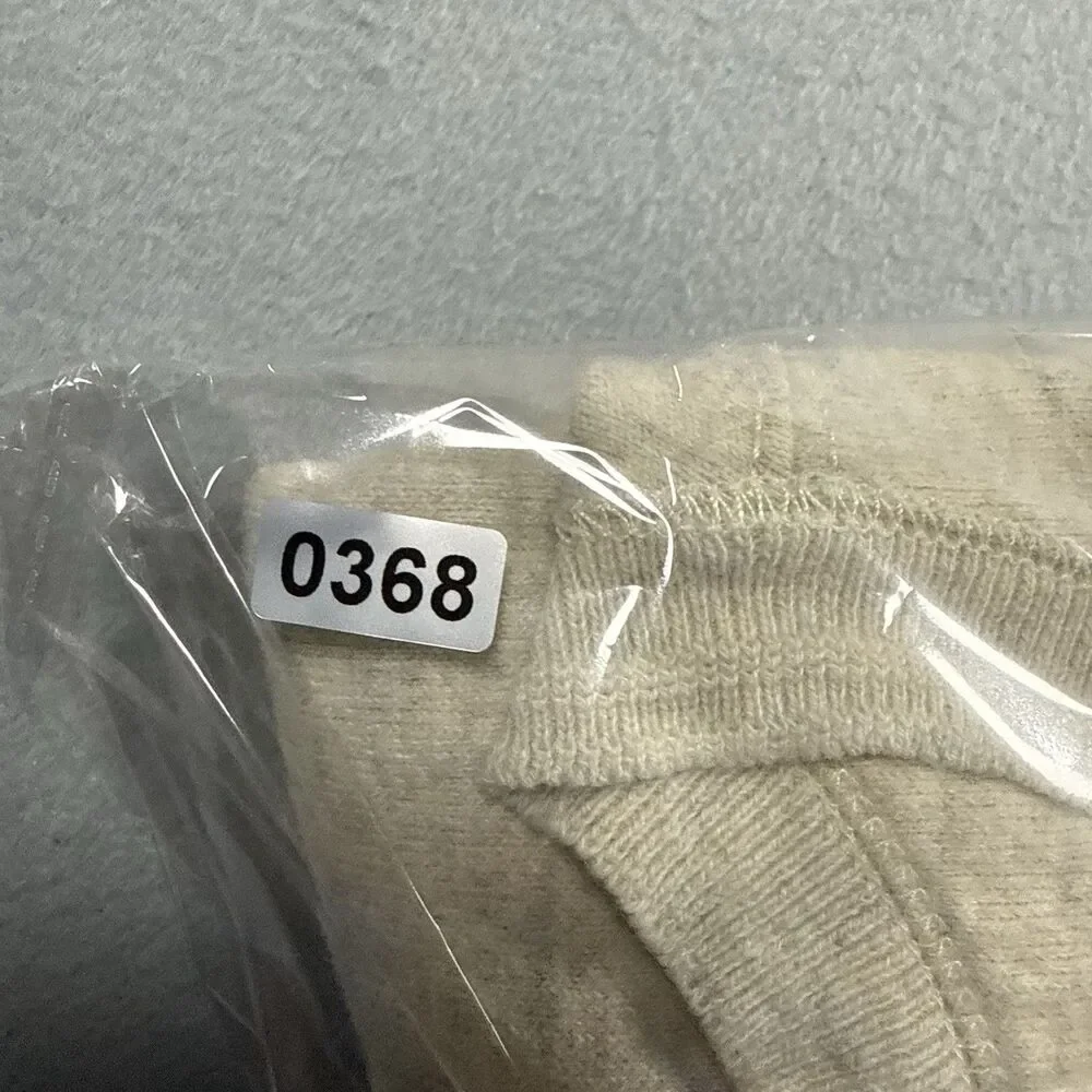 Polo by Ralph Lauren XL Heather Gray Cotton/Alpaca Henley Elbow Patches